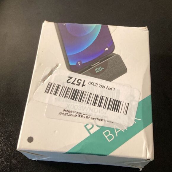 Mini Portable Charger Power Bank for iPhone,5200mAh Portable Phone Charger, Ultr - Picture 3 of 5